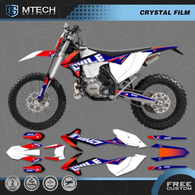 Графические наклейки DSMTECH Комплекты наклеек Для KTM 125 250 350 450 500 SX SXF XC XCF 2016 2017 2018 EXC EXCF XCW 2017 2018 2019 003
