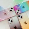 Чехол-градиент с блестками для iPhone 14, гальваническое кольцо для камеры 15, совместим с Apple 16, женский защитный чехол, оптом, новый