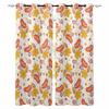 Autumn Leaves Simple Lines Retro Blackout Curtains For Living Room Bedroom Window Treatment Blinds Drapes Kitchen Curtains