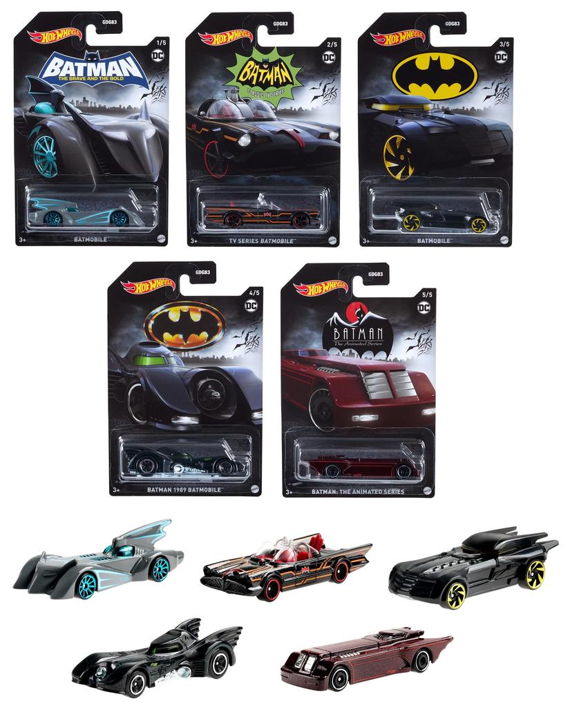 Hot Wheels Entertainment Theme Assortment Batman Mini Cars BOX Years Old and - [10 Sale] [3 Up] 986R-GDG83