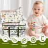 Baby Diaper Caddy Oxford Cloth Lightweight Nursery Storage Basket with Handles and Removable Dividers Newborn Diaper Organizer