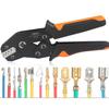 Crimping Tool Kits Self Adjusting Crimping Pliers for 0.25-2.5mm² with 270Pcs Wire End Terminals Crimping Pliers