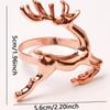 1 шт.-Ресторан Свадебная Вечеринка Обеденный Стол Де Рождественский Лось Олень Кольца для Салфеток Золотой Сплав Пряжка для Салфетки Держатель для Колец для Салфеток Отель
