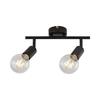 Decorative LED Ceiling Light 2xE27 23W IP20 – Black