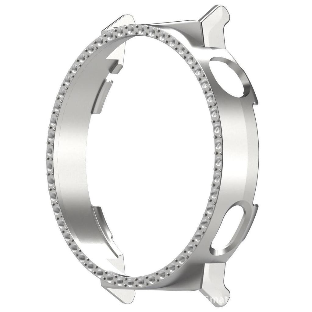 Защитный полуобхватывающий гальванизированный чехол с бриллиантами для Huawei Watch GT5 Pro 42 мм