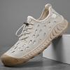 Men's Casual Shoes Handmade Mesh Hole Shoes