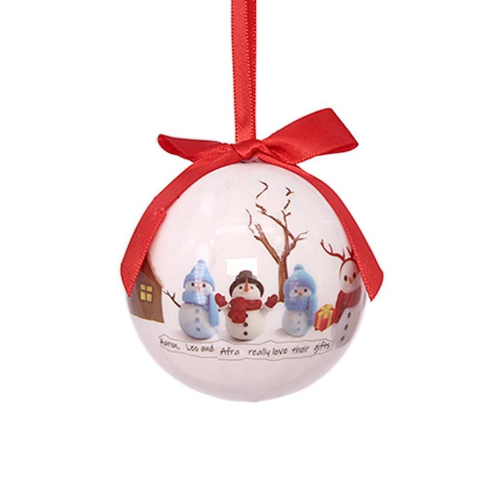 2 шт. 8 см Подвеска на елку Изысканное подвесное украшение Поделки Рождественский шар Окно