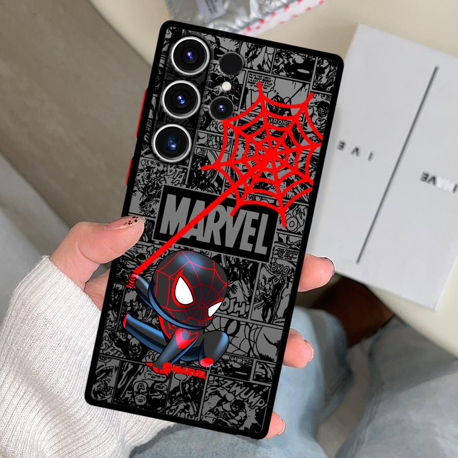 Милый Человек-паук Marvel Чехол для телефона для Samsung Galaxy S26 S20 S22 S24 Plus S21 S23 FE S25 Ultra Note 20 10+