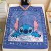 Stitch Cartoon printing Flannel Blanket Bedroom Sofa Camping Warm blanket Gifts for family and friends-MJ019