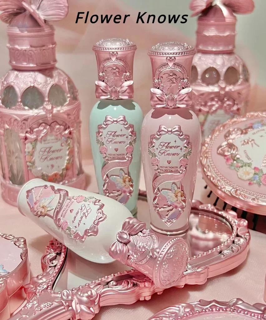 Flower Knows Серия «Летняя ночь» Зеркальный блеск для губ Пленкообразующий бальзам для губ Увлажняющий Стойкий Нелипкий Макияж для ВСЕХ губ