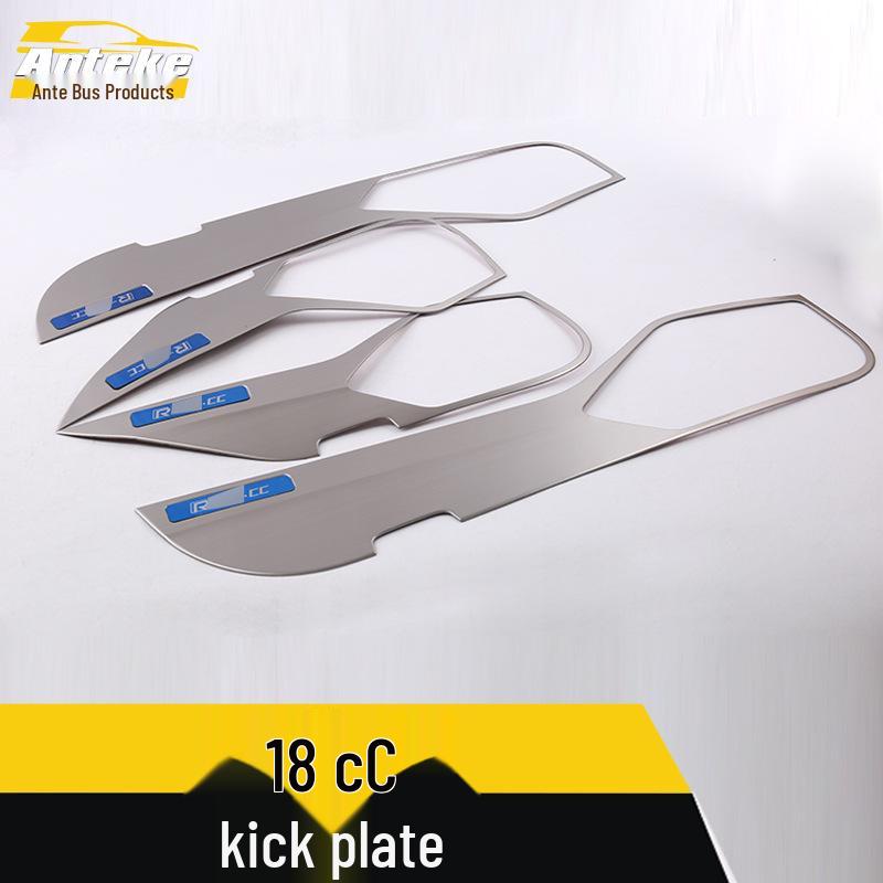 18 CC Накладка на порог автомобиля, подлокотник с пайетками и декоративная панель