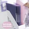 5Pcs Waterproof A4 File Folder Gradient Design Test Paper Storage Clip Document Container  Contract
