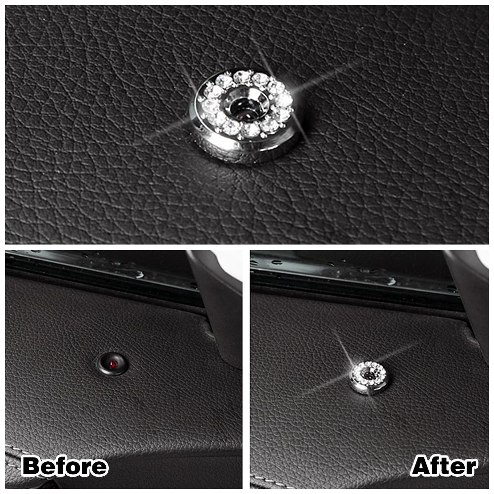 Для Mercedes Benz GLB Class GLB220 GLB250 2020 2024 Штифт блокировки двери Переключатель Кристальная отделка Алмазная накладка