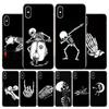 Чехол для телефона Spooky Skull Funny Dance Skeleton для Apple iPhone 11 12 13 15 Ultra 14 Pro 7 XR X XS Max 6S 8 Plus + Mini SE Print