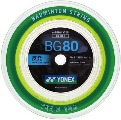 YONEX Бадминтонная струна "MICRON80 [Рулон 100м] BG80-1"