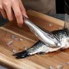 Yousheng Fish Scale Scraper Stainless Steel Fish Scaler Comfort Grip Fish Scale Remover Tool Kitchen Gadget for Home