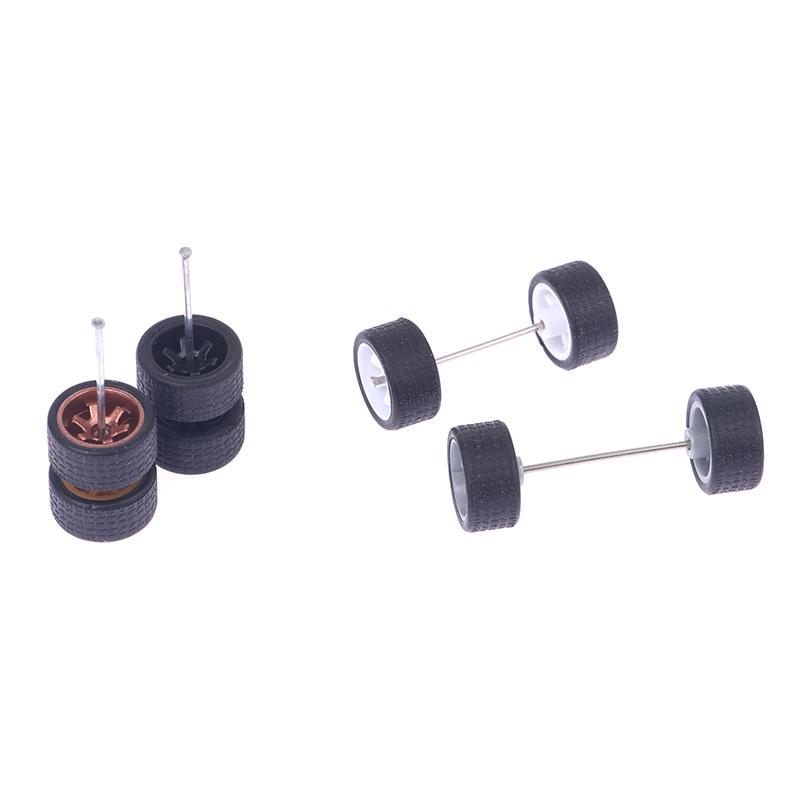 1Комплект 1:64 Колесо автомобиля для колеса Резиновая шина с модифицированной моделью автомобиля