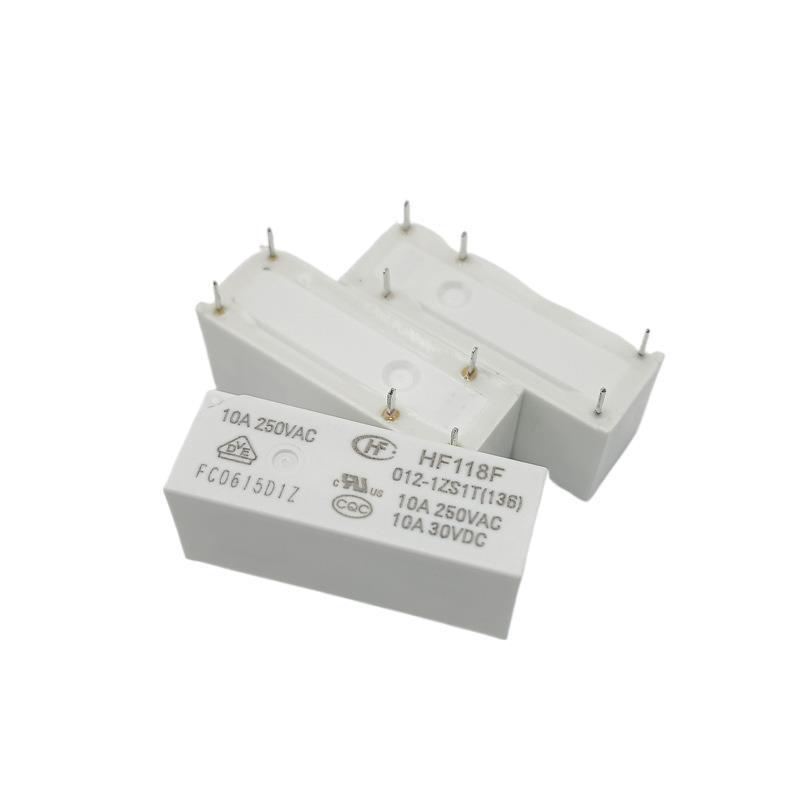 Hongfa Relay HF118F 5-Pin 10A 12V/24V Changeover