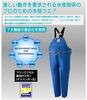 LOGOS Marine Excel Bib Pants with Knee Pads and Suspenders Blue LL 12063151