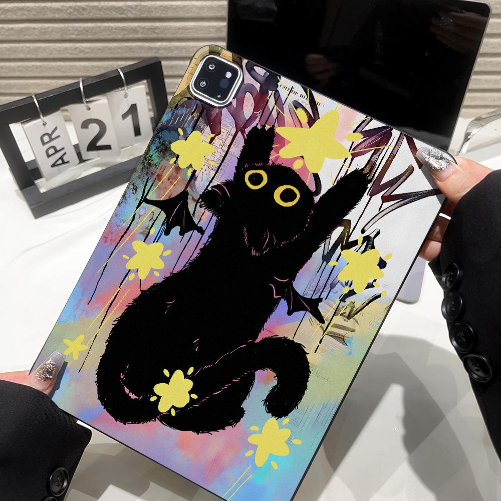 Подходит для Star Black Cat Apple iPad 11-дюймовый защитный чехол Xiaomi Pad 6 мягкий чехол Samsung Tab S7 легкий и тонкий