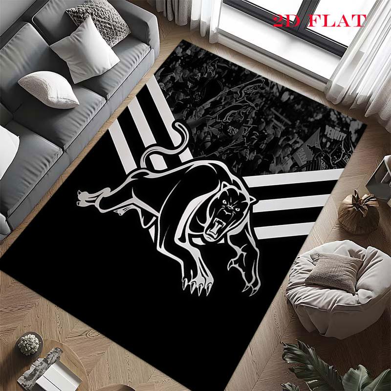 Panthers Charge Carpet Rug for Living Room Bedroom Home Sofa Decoration,Kids play Nonslip Floor Mat