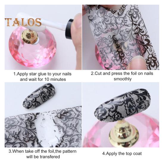 10 шт./компл. наклейки для ногтей 3D градиент блестящие лазерные бабочки в форме красочные наклейки для ногтей для салона