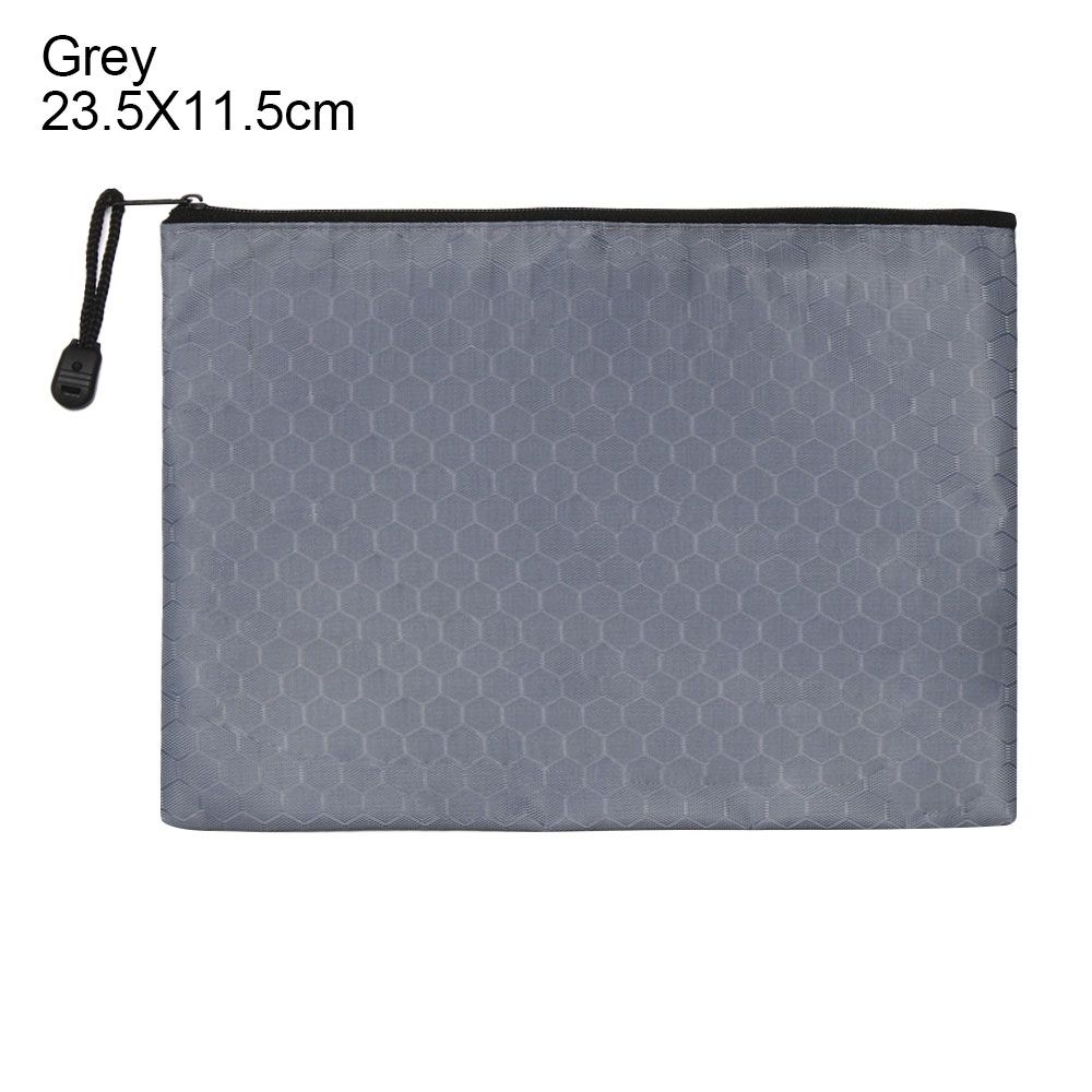 Bag Test Paper Storage Bag Information Bag Waterproof Pen Bag Document Bag Zipper Pencil Case