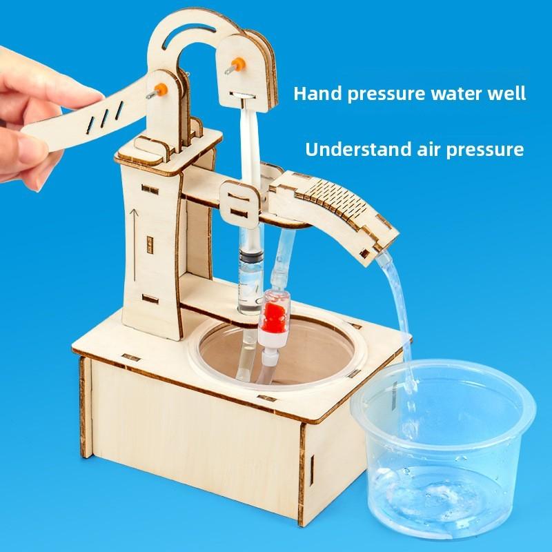 Hand Operated Water Pump Science Kit For Kids Diy Educational Playset