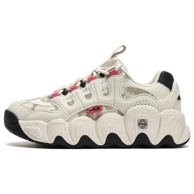 Круассан Etudes Ткань Синтетическая кожа ТПУ Удобные Износостойкие Низкие Повседневные Кроссовки Женские бежевый F12W342113FGT