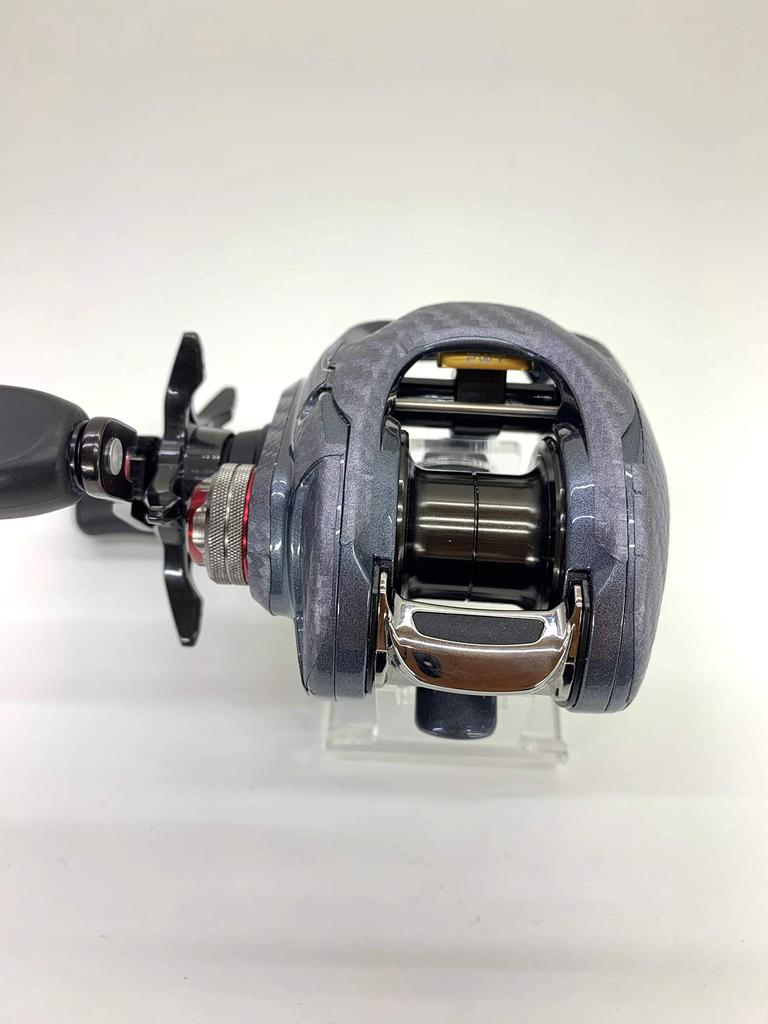 CUSTOM YOROI Custom Decal for 16 Zillion SVTW Baitcasting Scratch Protection SEAT.JP Reel, (Silver, Left-Handed)