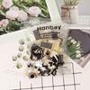 50Pcs Mini Chalkboard Signs Wooden Clip Reserved Table Signs Cute Mini Message Board for Memo Note Taking
