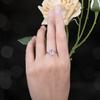 JewelryPalace Moissanite D 1ct 2ct Oval S925 Silver Solitaire Wedding Engagement Ring for Woman