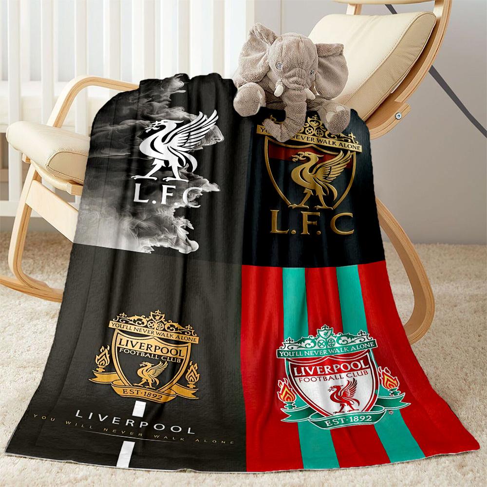 Liverpool Football Club Blanket Soft Warm Cozy Suitable For Couch Bed Office Chair Allseason Use Stylish Decor Perfect Gift For Relatives And Friends