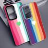 Rainbow Gradient Love Desgin Soft Phone Case for Samsung A17 A16 A15 A14 A13 A57 A56 A55 A54 A53 A37 A36 A35 A34 A33 A26 A25 A24
