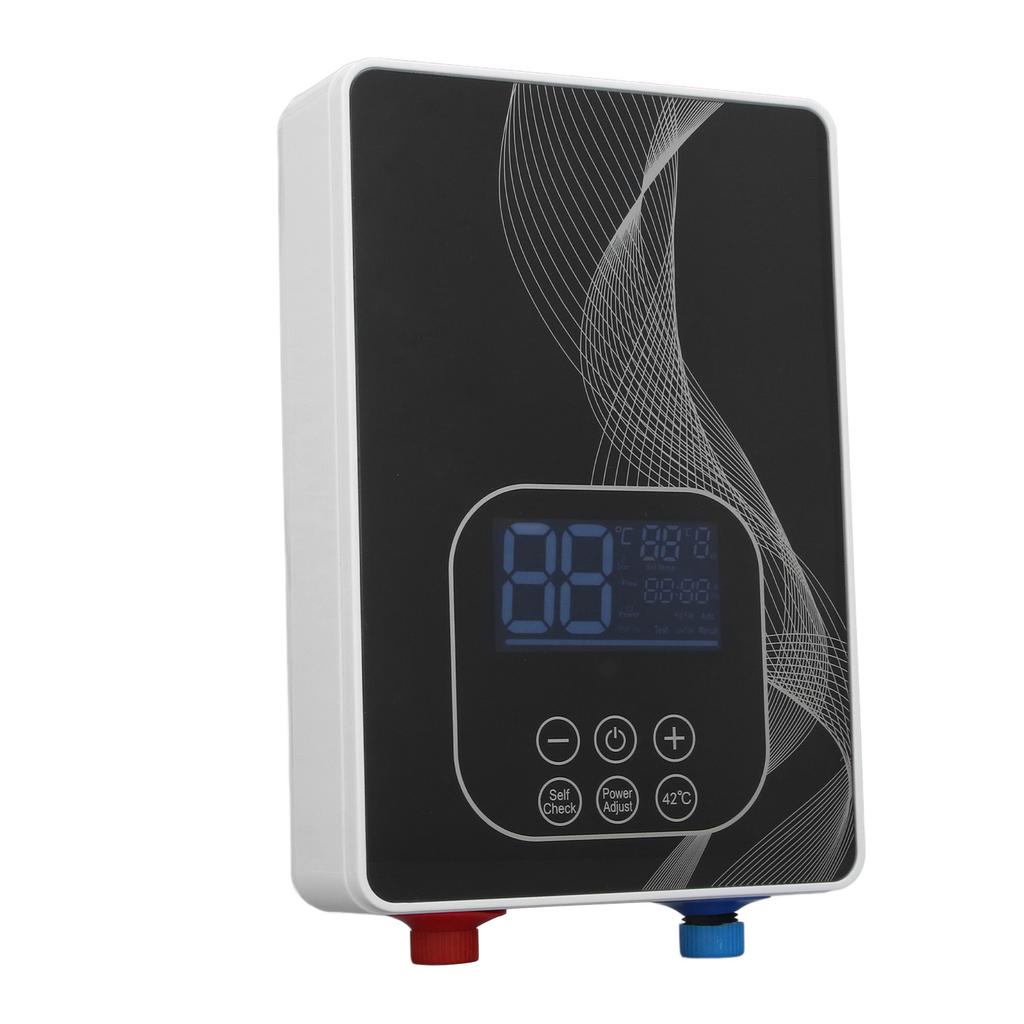 Электрический мини-водонагреватель 6 кВт 220 В саморегулирующийся 55 градусов C IPX4 водонепроницаемый мгновенный водонагреватель