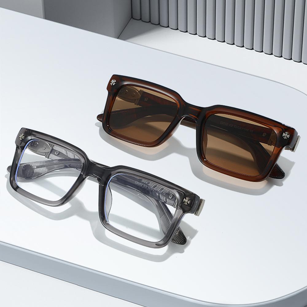 Square sunglasses for men, suitable for vacations, parties, and outdoor activities; sun-protective sunglasses for women
