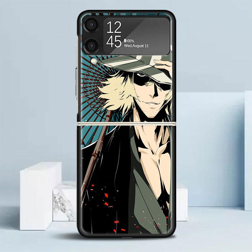 Чехол для телефона Bleach Kisuke Urahara для Samsung Galaxy Z Flip7 Flip6 5G Flip5 Flip4 Flip3 ZFlip 7 6 3 4 5 Ударопрочная задняя крышка Gal
