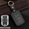 Genuine Leather Car Key Case & Creative Keychain for GMC Pickup