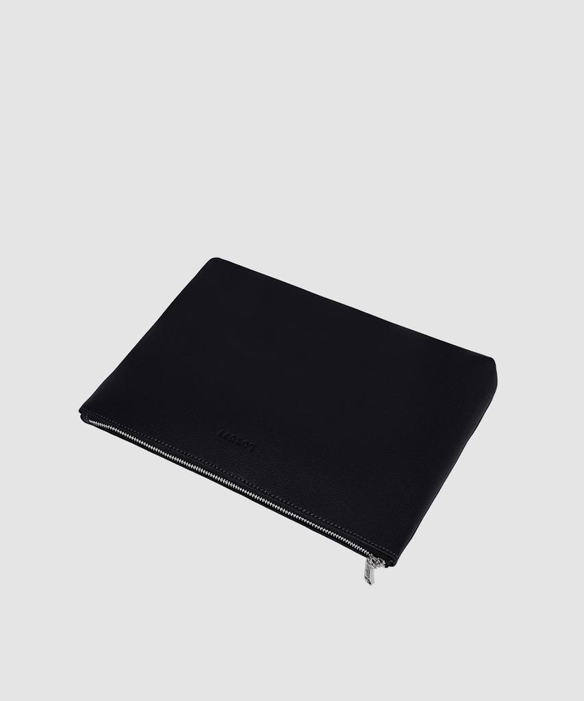 Мужская кожаная сумка-клатч Lotuff Lo-6403-M Bk Черная