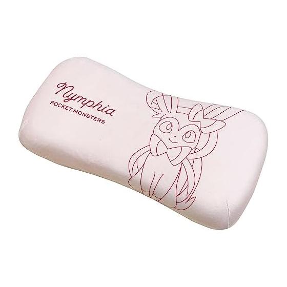 MORIPiLO Memory Foam Cushion Lumbar Pillow Pokemon Nymphia (Mini Relax Pillow) Skin-friendly Fluffy Goods Stuffed Toy Nap Pillow Pink 15x31x8cm