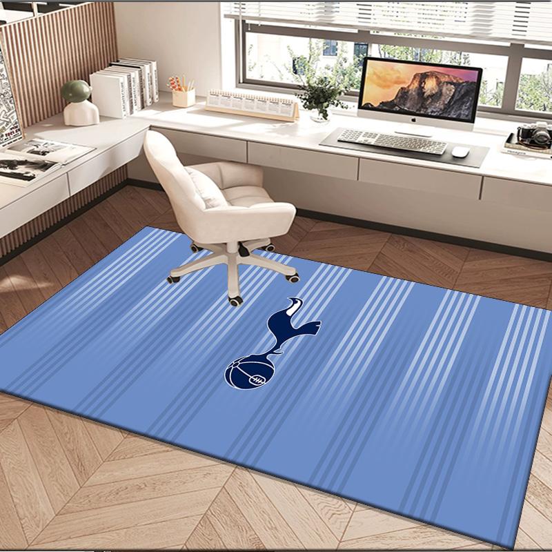 1PC rug FC Tottenham Crest Carpet, Chair Rug,Area Rug for Office Bedroom living rooms bedroom, Doormat decor Christmas fan gifts