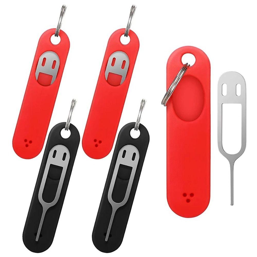 1Pcs Portable SIM Card Removal Tool Mobile Phone Keychain Charm Durable Card Pin for Smartphones