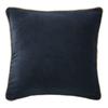 Removable Cushion Cover with Braid Finish 45 X 45 Cm "César" Cotton Velvet - César Minuit