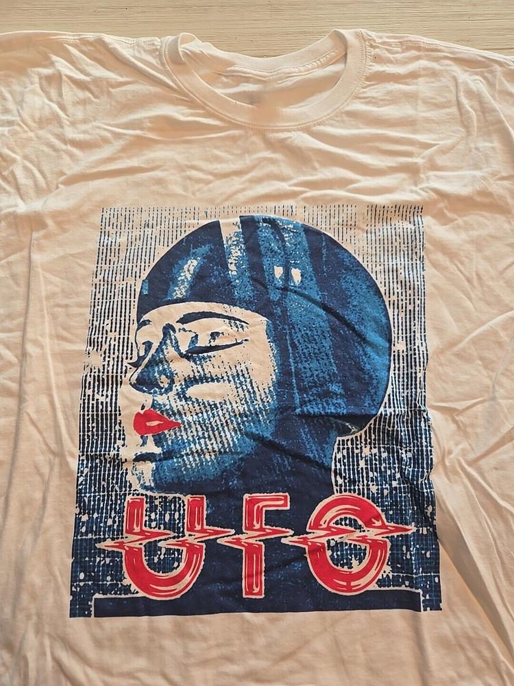 UFO Band Usa Concert White Cotton Unisex S To 5XL Unisex T-Shirt