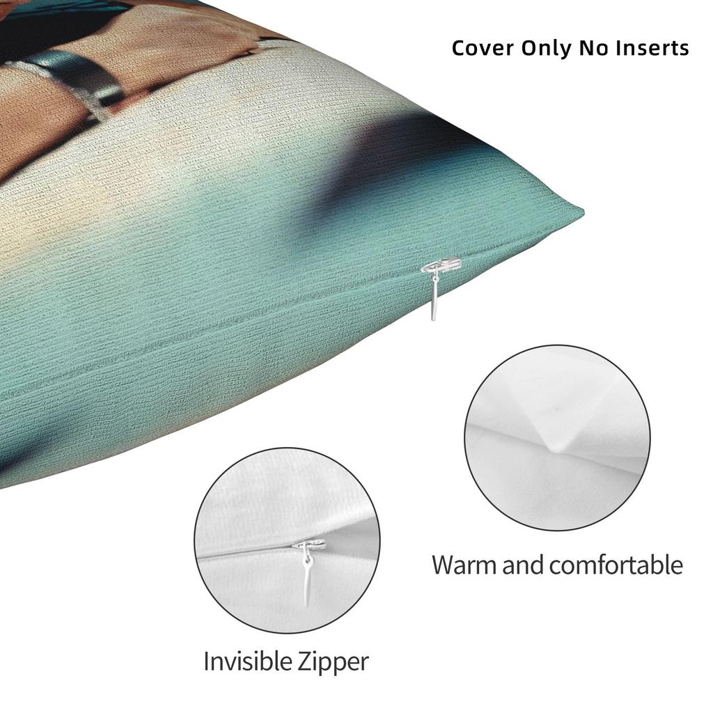 Kimi Antonelli Racing 12 Square Pillow Cases Cushion Cover Awesome Zipper Decorative Pillowcase For Home 40X40Cm