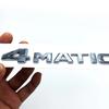 For Mercedes Benz A B C E G S ML SL CL GLA CLA Class AMG 4MATIC 4 MATIC Trunk Chrome Matte Black Letters Emblem Badge sticker AT1