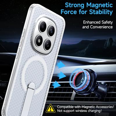 Чехол для телефона Xiaomi Redmi Note 14 15 Pro Plus Note 15 14 4G с магнитной подставкой Magsafe, защитный чехол-броня с защитой от перегрева
