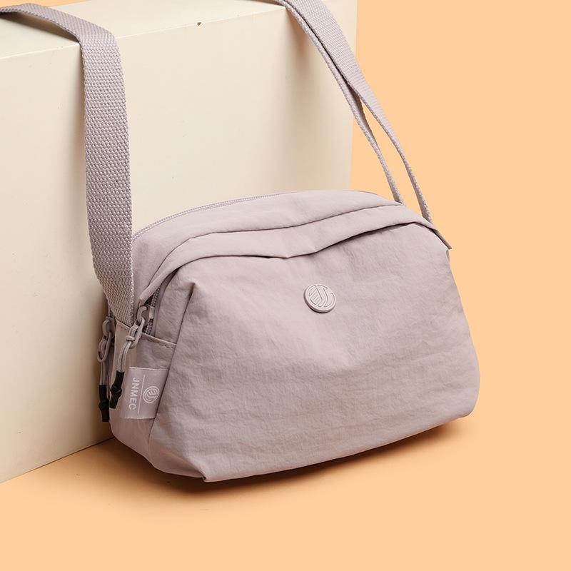 Женская наплечная сумка однотонная сумка кроссбоди водоотталкивающая нейлоновая сумка