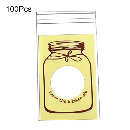 100 шт. одноразовые пластиковые кондитерские изделия, принадлежности для выпечки кексов, сумка, упаковка