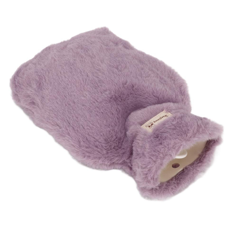 Мягкая грелка 1000 мл с широким горлом и нескользящей текстурой, теплая грелка с моющейся мягкой подкладкой